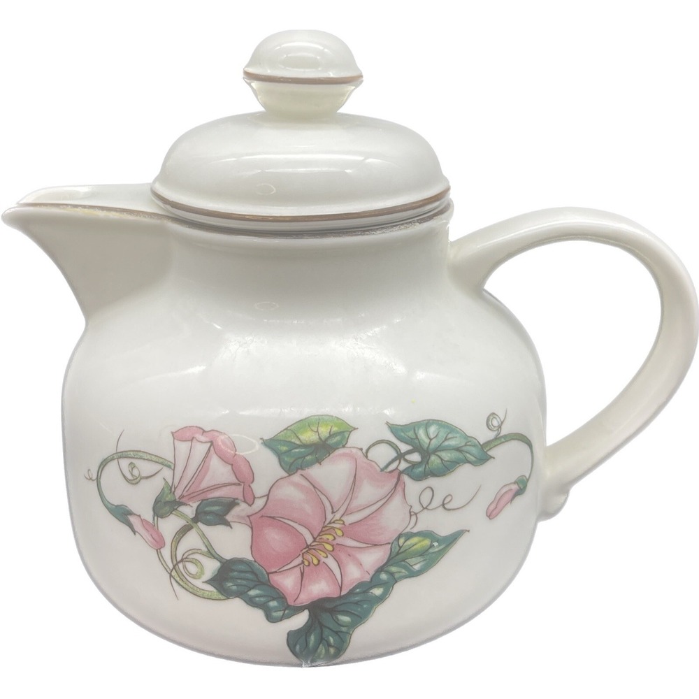Villeroy & Boch Ceramic LUXEMBOURG Small FLORAL Tea Pot 5.5"‎ RARE